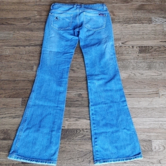 Moto UK Design Bohemian Distressed Studded Bootcut 25 - Picture 3 of 12